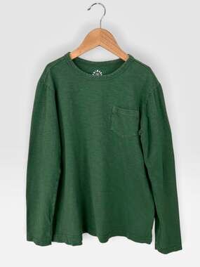 Primary Long Sleeved Pocket Tee, Size 10